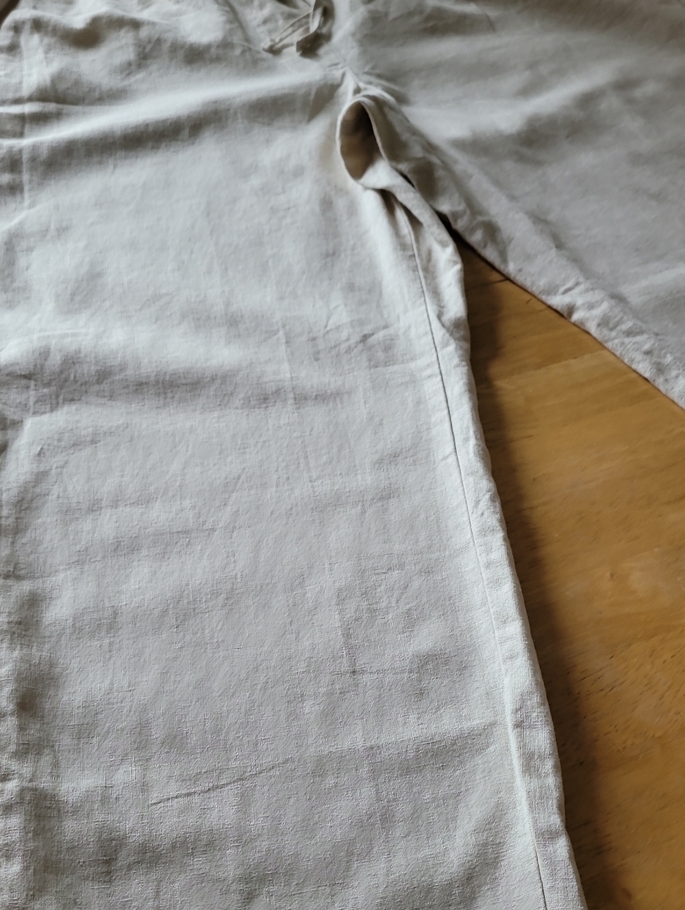 J. Crew Linen Cotton Blend Pull-on Drawstring Cropped Pants - Picture 2 of 11